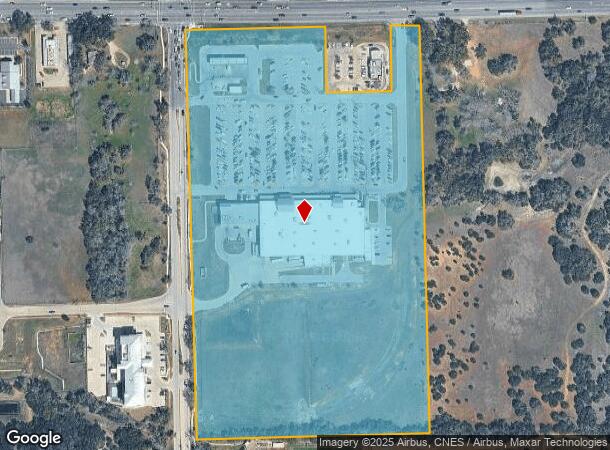 598 E Highway 290, Dripping Springs, TX Parcel Map