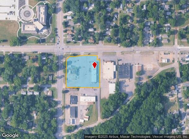  1501 Sw 21St St, Topeka, KS Parcel Map