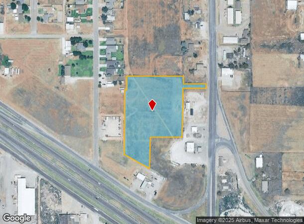 S 9Th St, Slaton, TX Parcel Map