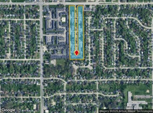  4521 Park Forest Ct, Indianapolis, IN Parcel Map