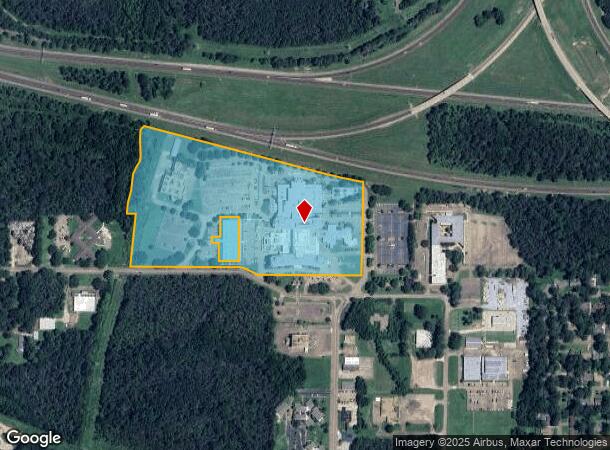 1850 Chadwick Dr, Jackson, MS Parcel Map