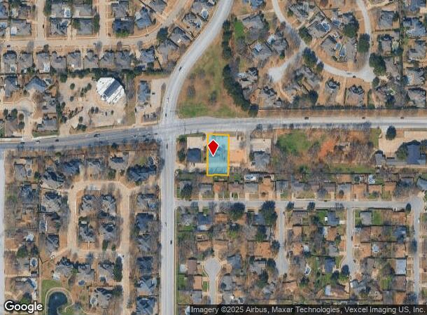  607 Cheek Sparger Rd, Colleyville, TX Parcel Map