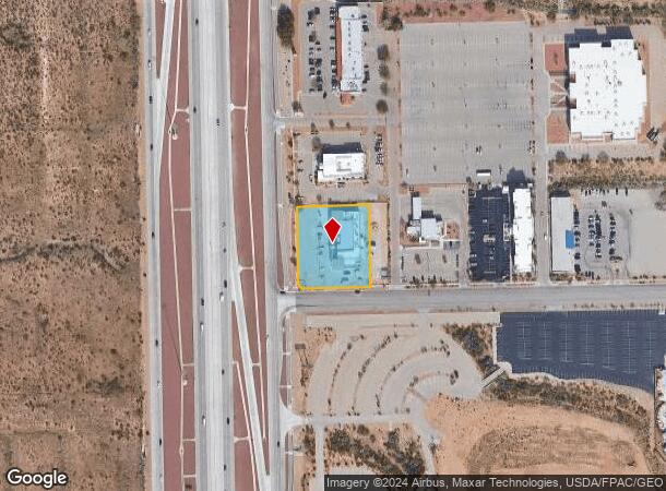  9800 Gateway Blvd N, El Paso, TX Parcel Map