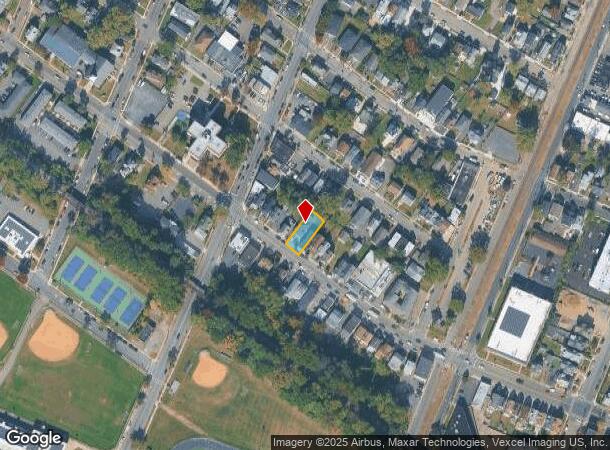  202 Central Ave, Hackensack, NJ Parcel Map