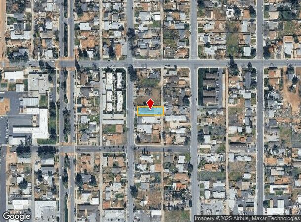 738 Chestnut Ave, Beaumont, CA Parcel Map