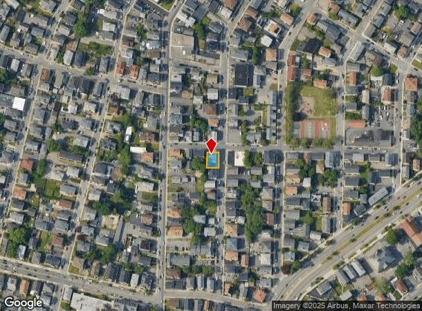  607 3Rd St, Fall River, MA Parcel Map