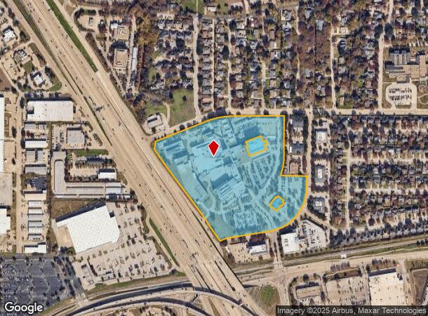  1650 W College St, Grapevine, TX Parcel Map