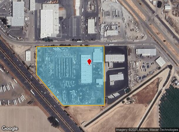  3395 E Malaga Ave, Fresno, CA Parcel Map