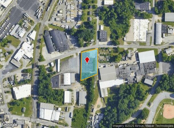  1211 W Ward Ave, High Point, NC Parcel Map
