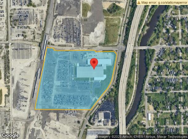  2851 James P Cole Blvd, Flint, MI Parcel Map