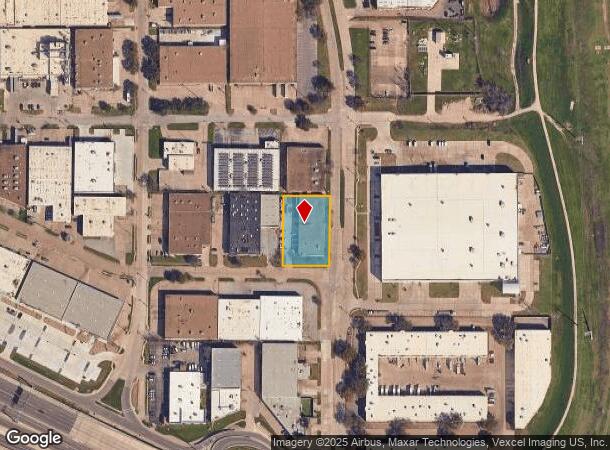  3419 Royalty Row, Irving, TX Parcel Map