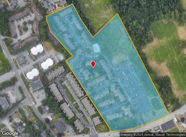  111 Locust St, Woburn, MA Parcel Map