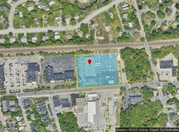 203 W Central St, Natick, MA Parcel Map