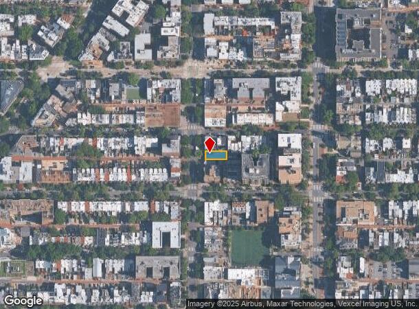  1609 17Th St Nw, Washington, DC Parcel Map