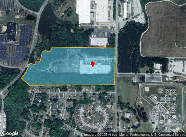  1 American Way, Columbus, GA Parcel Map