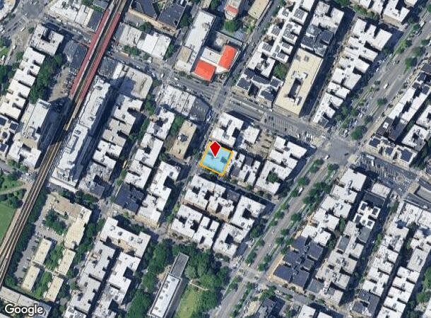1184 Walton Ave, Bronx, NY Parcel Map