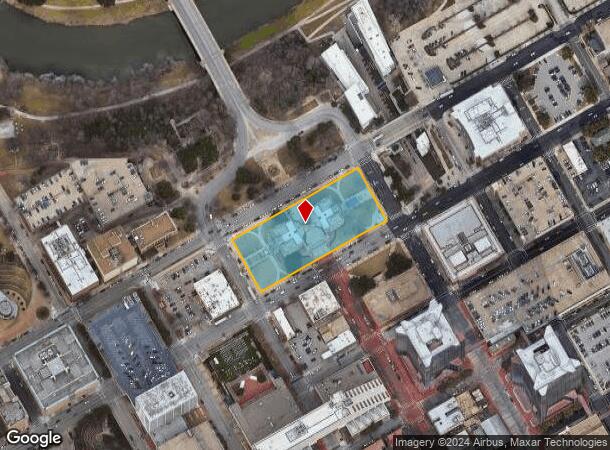  100 W Weatherford St, Fort Worth, TX Parcel Map