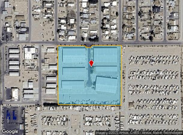  1600 E Camino Colorado, Fort Mohave, AZ Parcel Map