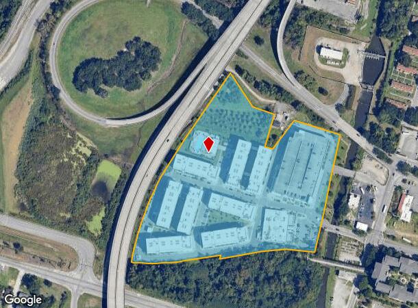  201 W Boundary St, Savannah, GA Parcel Map