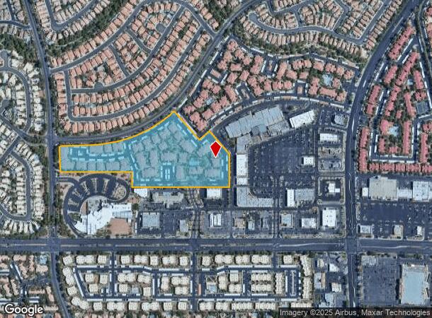  9550 W Sahara Ave, Las Vegas, NV Parcel Map