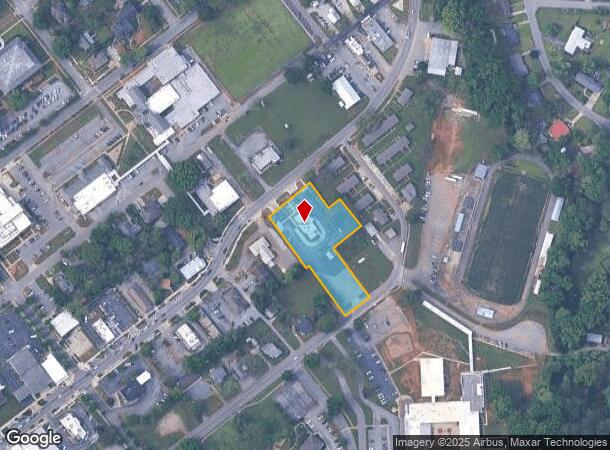 255 N Main St, Montevallo, AL Parcel Map