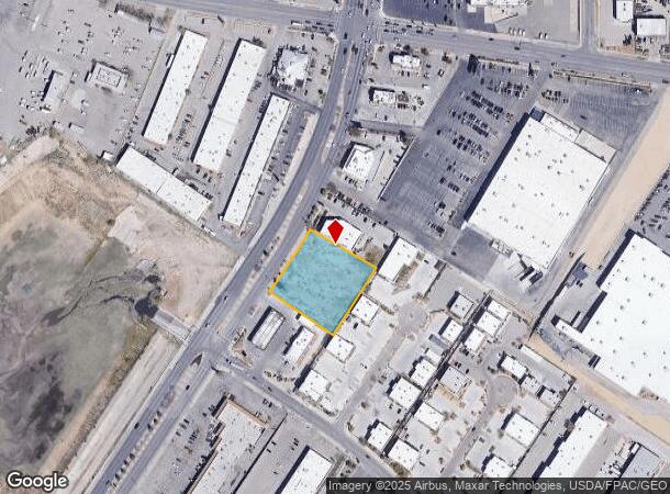  1404 N Lee Trevino Dr, El Paso, TX Parcel Map