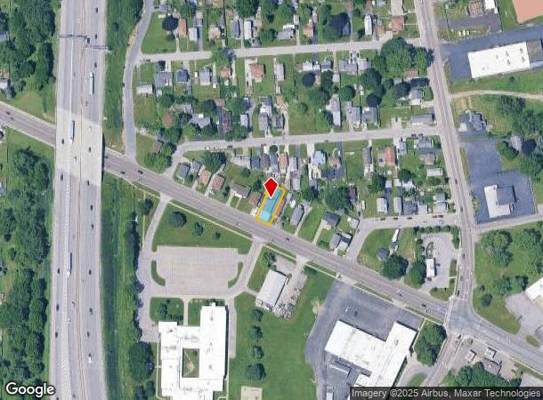 644 Potters Rd, Buffalo, NY Parcel Map