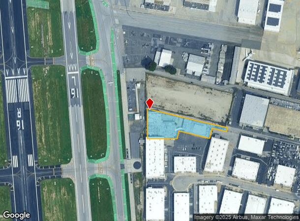  16254 Lindbergh St, Van Nuys, CA Parcel Map