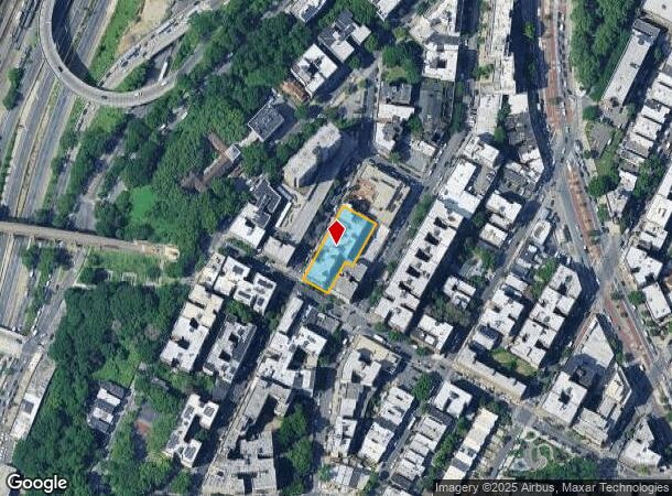  1360 Merriam Ave, Bronx, NY Parcel Map