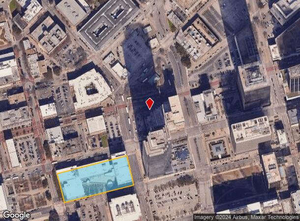  705 Main St, Dallas, TX Parcel Map