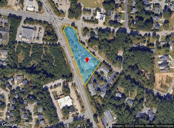 550 W Williams St, Apex, NC Parcel Map
