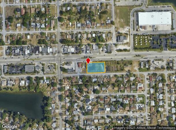  3900 W Hallandale Beach Blvd, Hollywood, FL Parcel Map