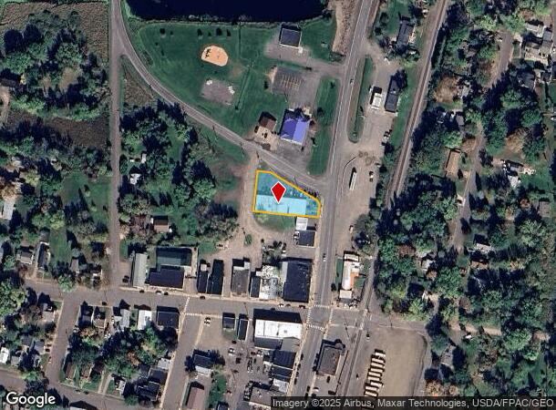  124 Main St N, Braham, MN Parcel Map