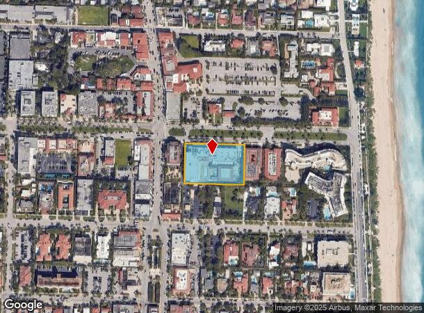  160 Royal Palm Way, Palm Beach, FL Parcel Map