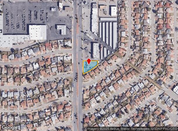  2812 N Lee Trevino Dr, El Paso, TX Parcel Map