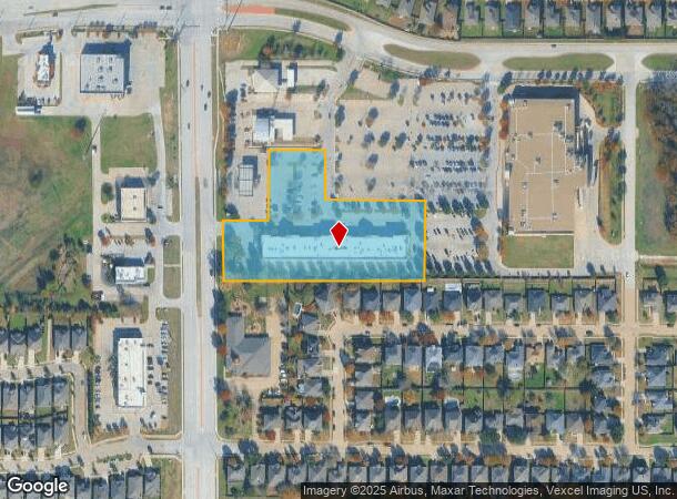  5017 Teasley Ln, Denton, TX Parcel Map