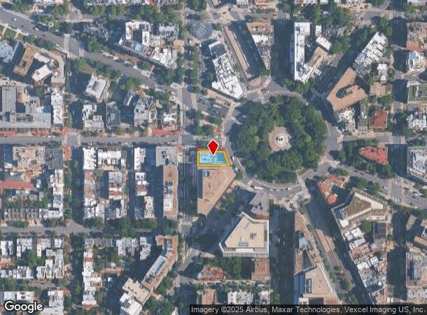 6 Dupont Cir Nw, Washington, DC Parcel Map