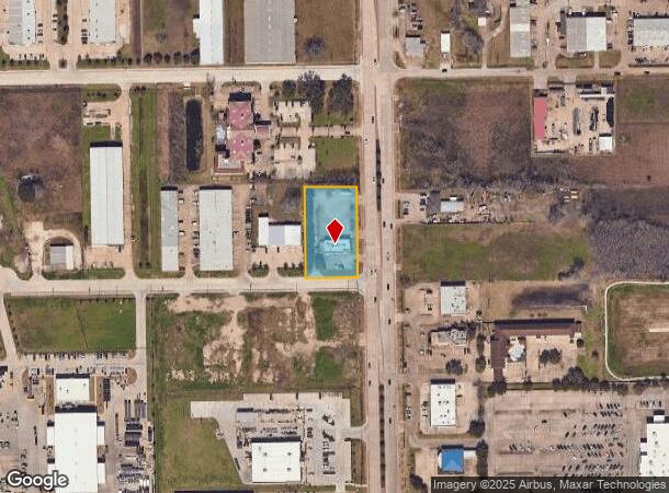 1722 N Main St, Pearland, TX Parcel Map