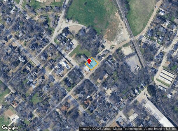  203 N Gibson St, Waxahachie, TX Parcel Map