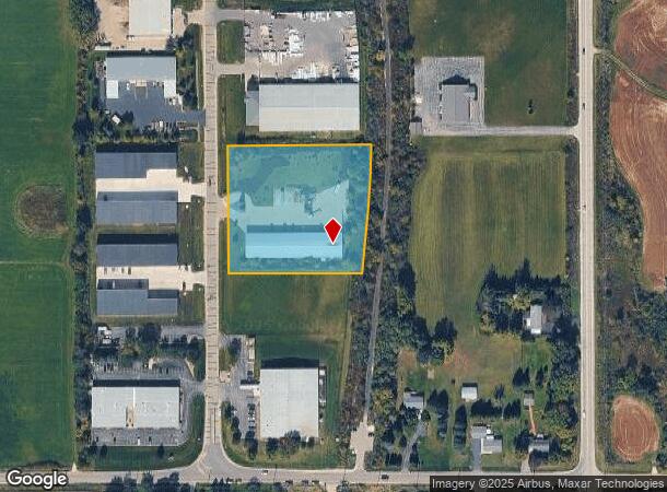  2875 E Progress Dr, West Bend, WI Parcel Map