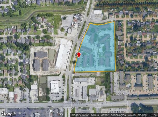 12550 John F Kennedy Blvd, Houston, TX Parcel Map