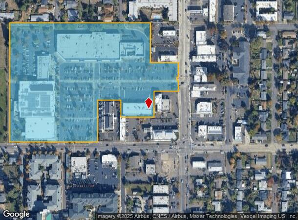  2866 Willamette St, Eugene, OR Parcel Map