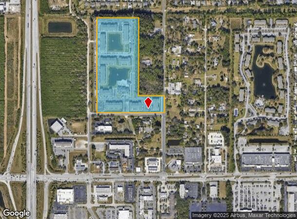  233 Shetland Ln, West Melbourne, FL Parcel Map