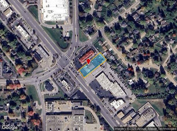 1665 N National Rd, Columbus, IN Parcel Map