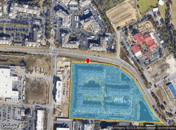  4320 Commons Dr W, Destin, FL Parcel Map