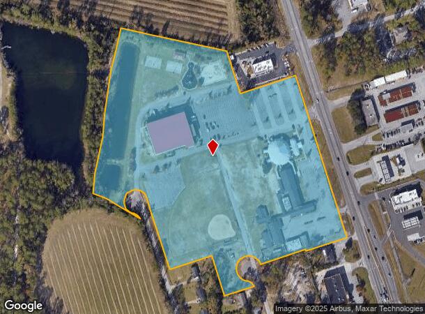  2501 N College Rd, Wilmington, NC Parcel Map