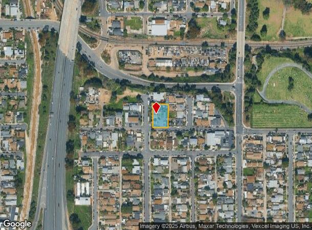 21 S 35Th St, San Diego, CA Parcel Map