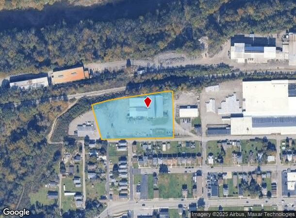 1210 Factory Ave, Ellwood City, PA Parcel Map