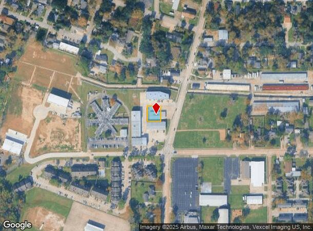  411 S Houston Ave, Humble, TX Parcel Map