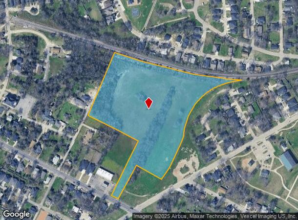  809 W Main St, Waxahachie, TX Parcel Map